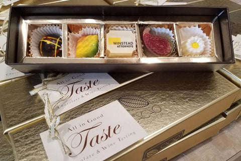 Handmade Chocolatiers in the USA offers the best range of Corporate Logo Chocolates