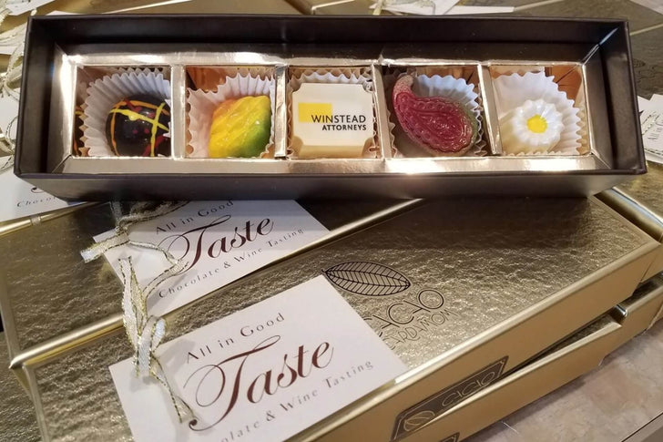 Handmade Chocolatiers in the USA offers the best range of Corporate Logo Chocolates