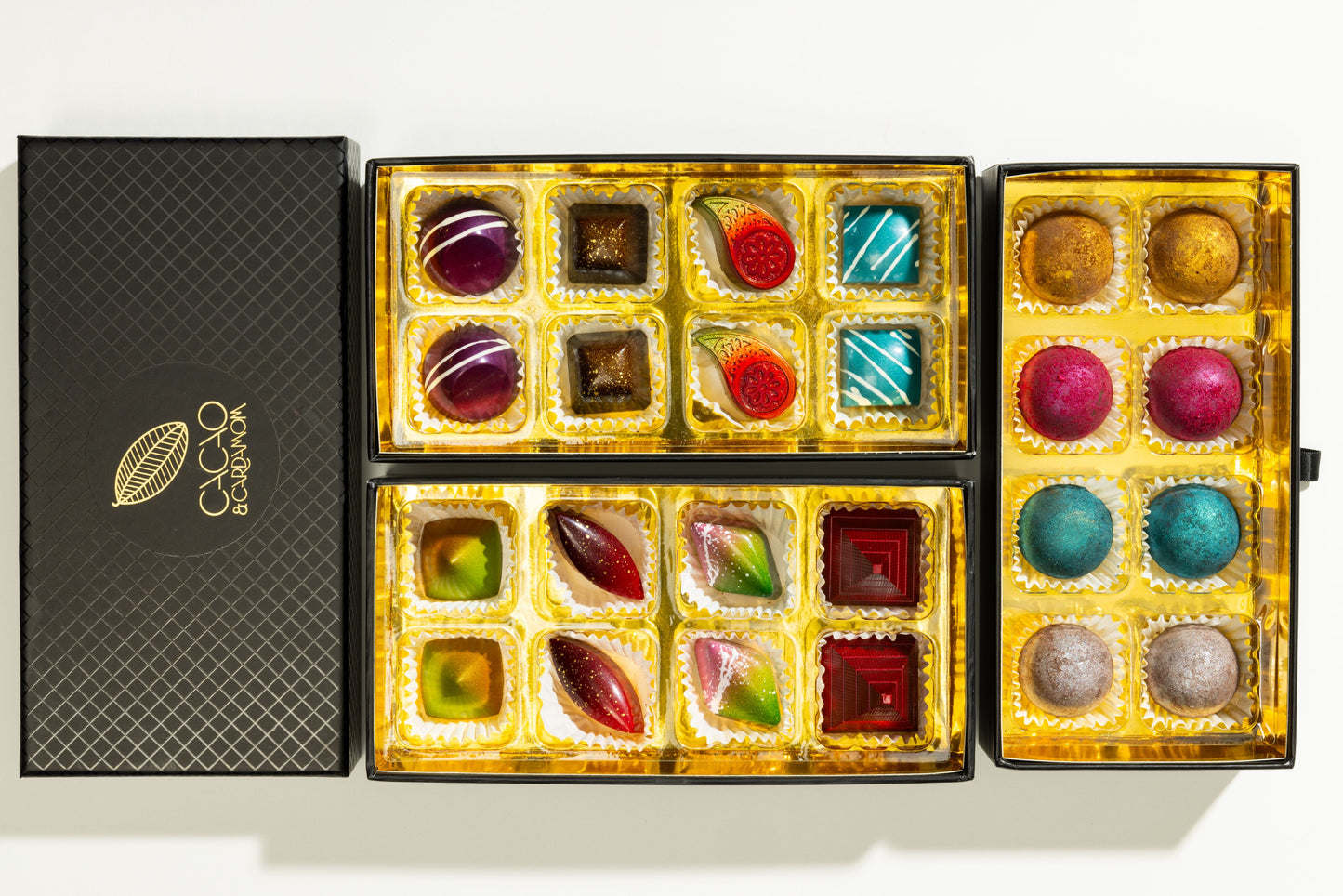 24 piece Dark Chocolate Collection top