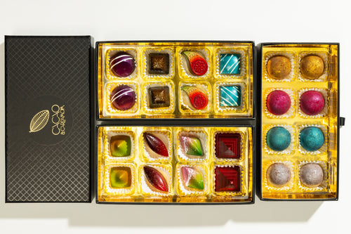 24 piece Dark Chocolate Collection top