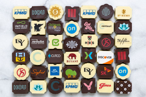 Custom logo chocolates