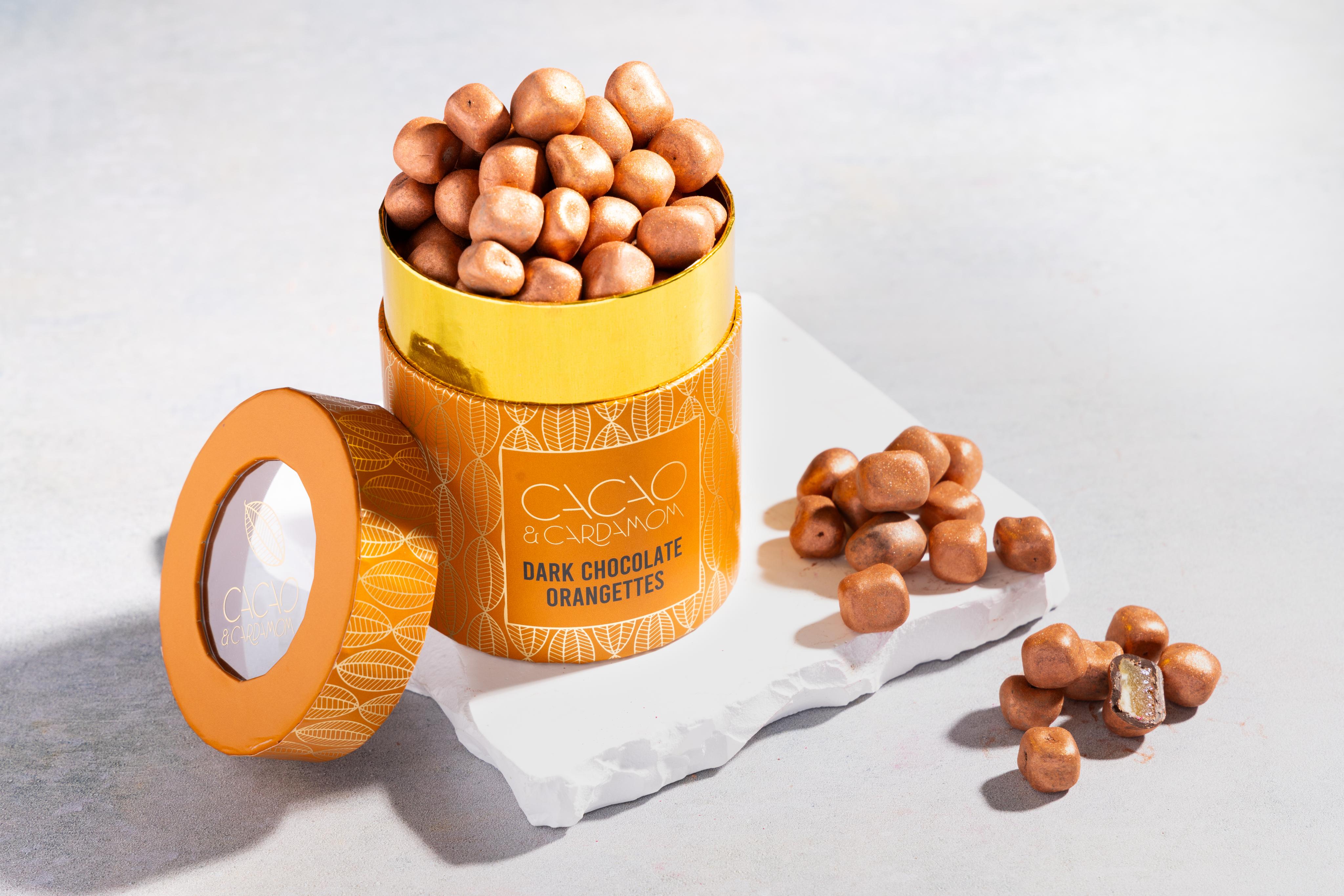 68% Bolivian Dark Chocolate Candied Oranges – Zesty Fruit Covered