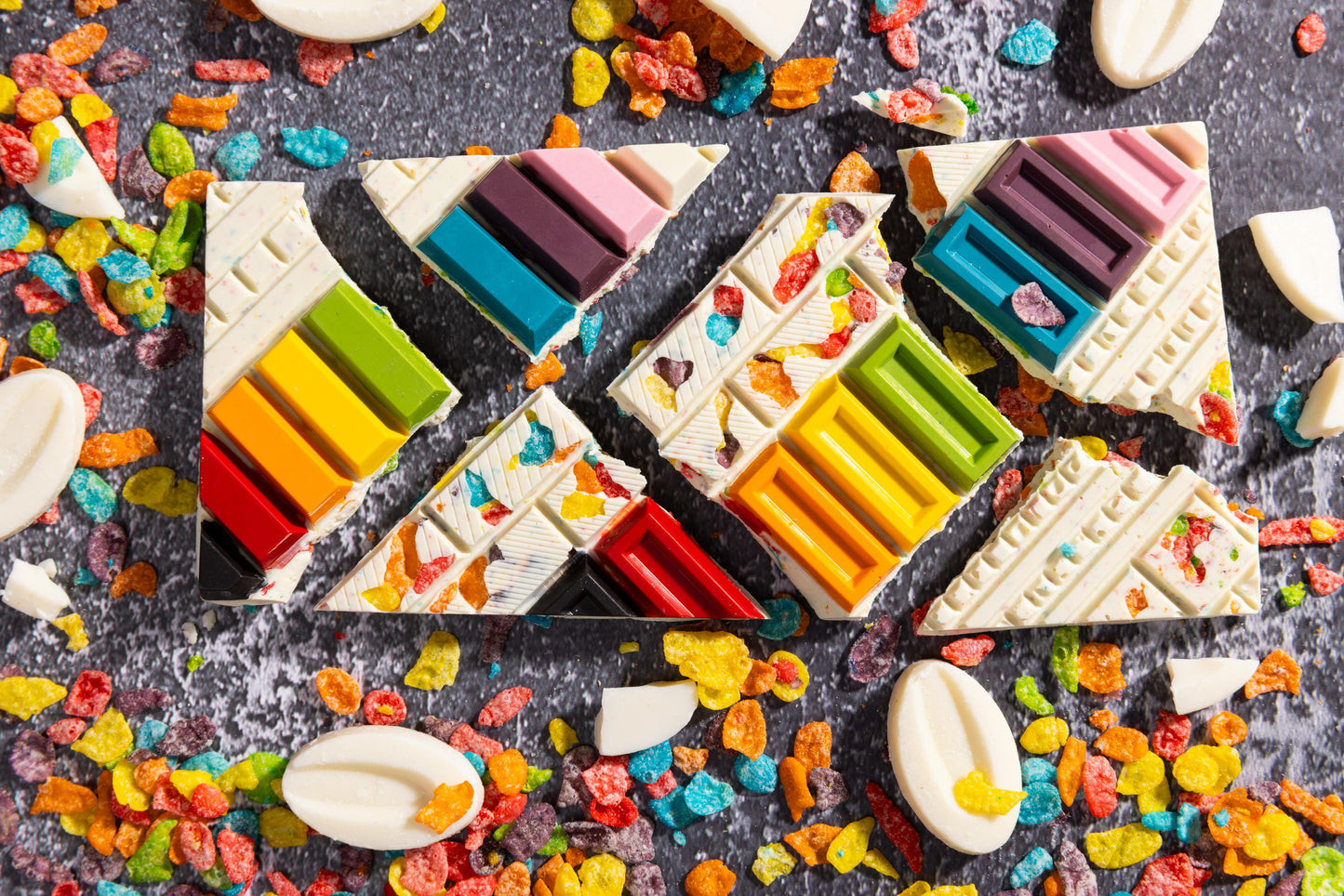 LGBTQIA Pride Chocolates Vibrant White Chocolate
With Rainbow