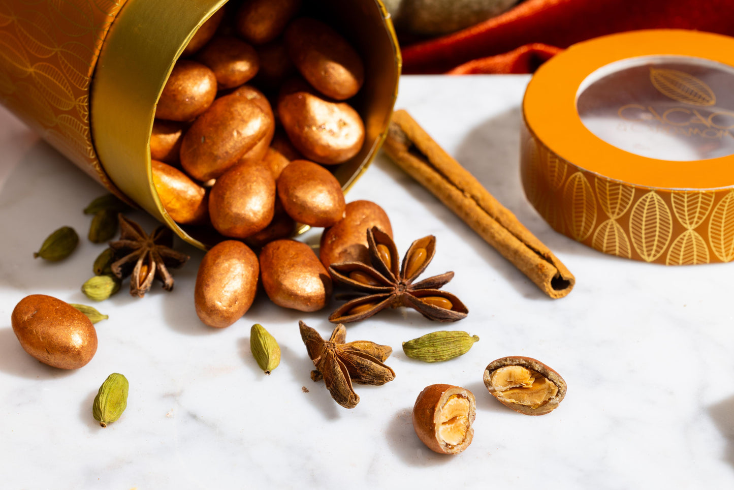 Pumpkin Spice Coated Almonds