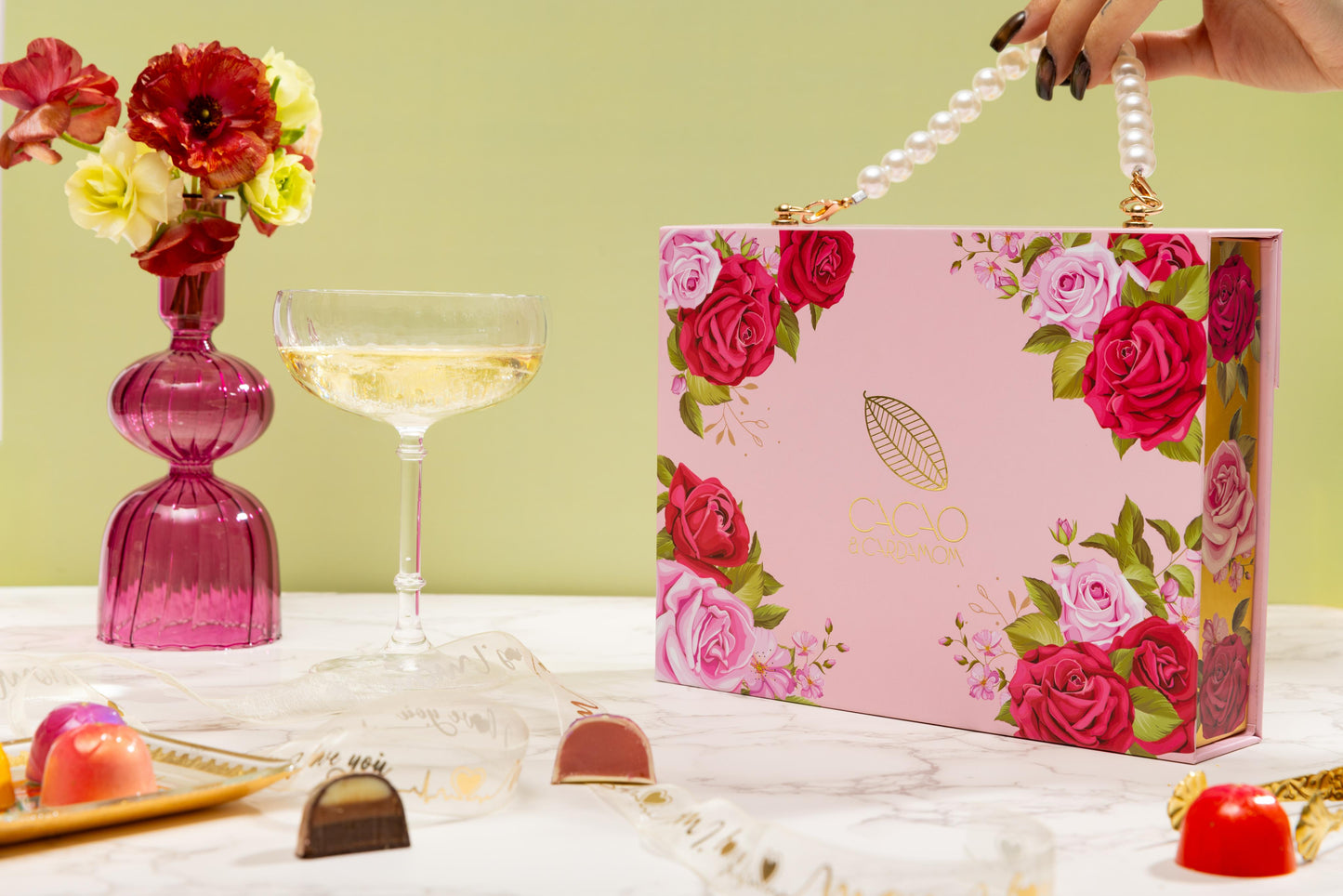 Mothers Day Special Artisan Chocolate Purse Shaped Box