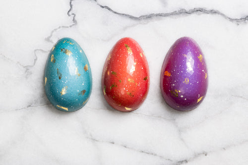 Hand-painted Easter egg candy bars