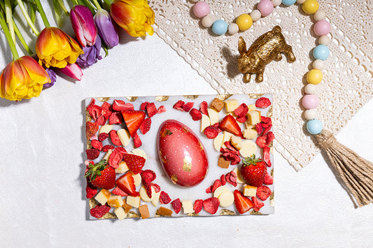 Strawberry shortcake chocolate egg