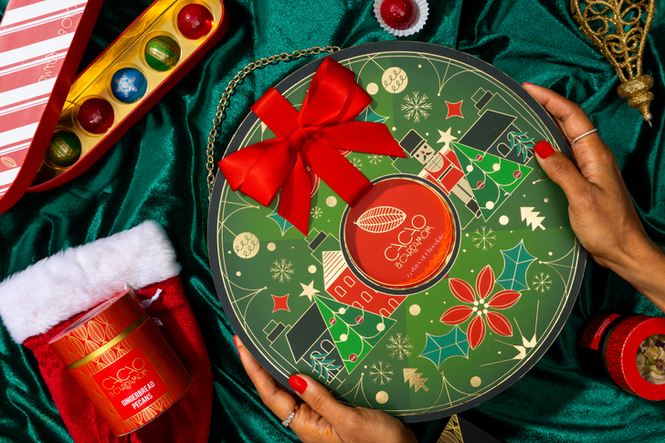 chocolate advent calendar box