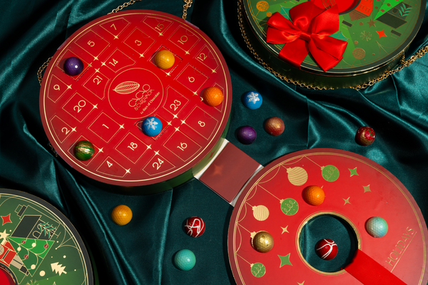 assorted chocolate holiday advent calendar