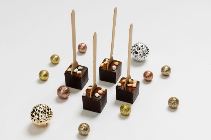 Your New Year's chocolate gifts are made more unique by adding a personal touch.