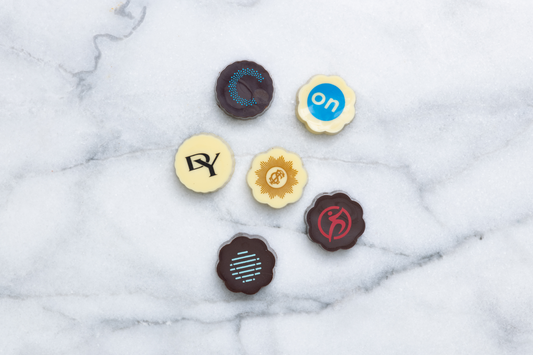 custom chocolate with a logo