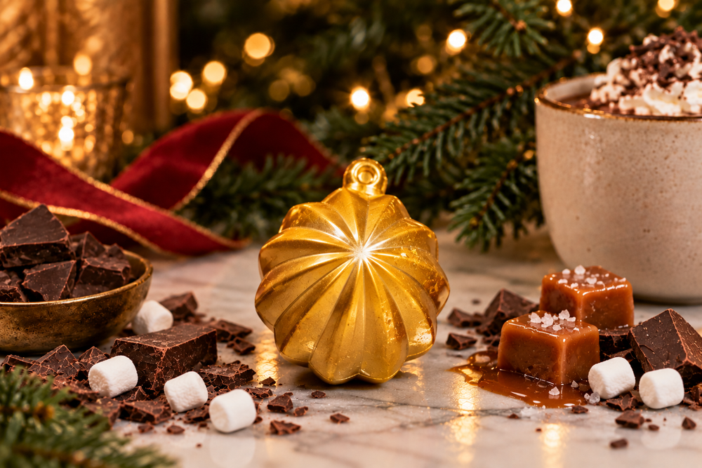 Salted Caramel Hot Chocolate Bomb