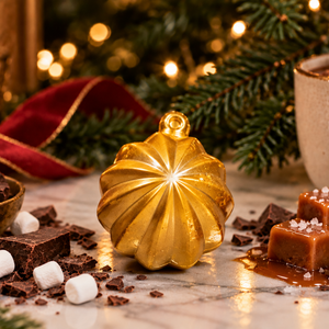 Salted Caramel Hot Chocolate Bomb