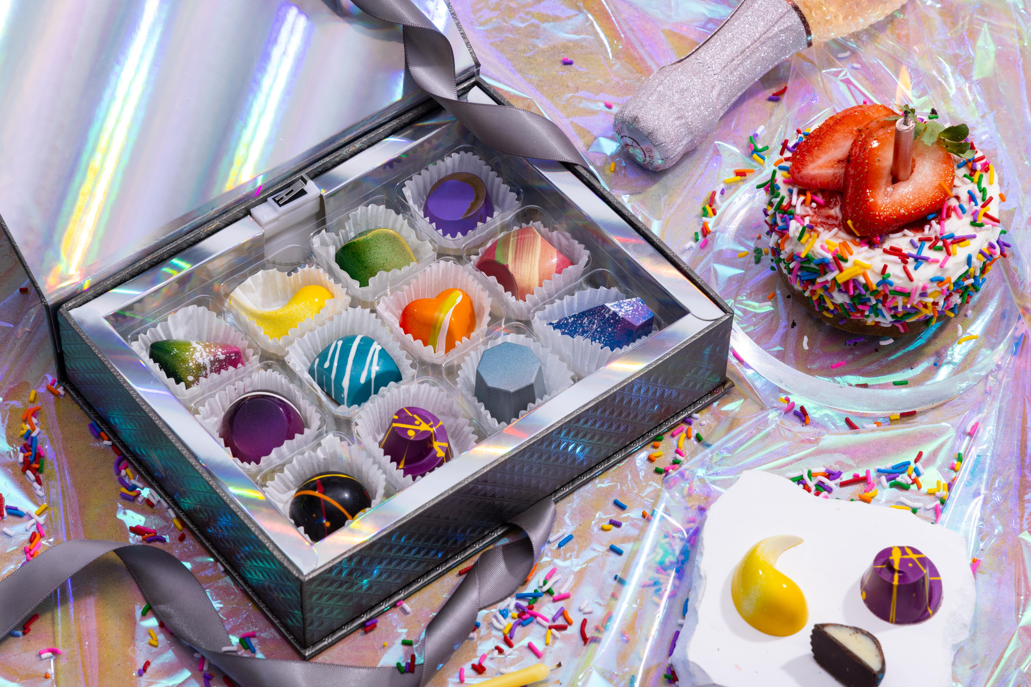 Gourmet Birthday Chocolate Box | 12-Piece Artisan Chocolate Box