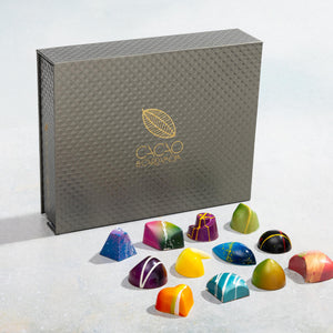 12 Piece Gourmet Chocolate Box for Celebrations 