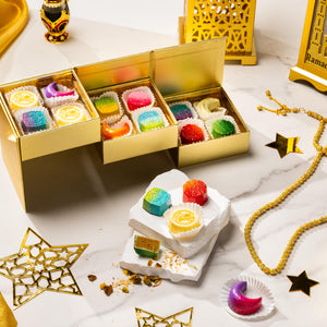 Eid Mubarak Three Tier Dozen, 12 piece