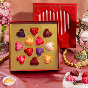 Beating Heart Gift Box, 12 piece box
