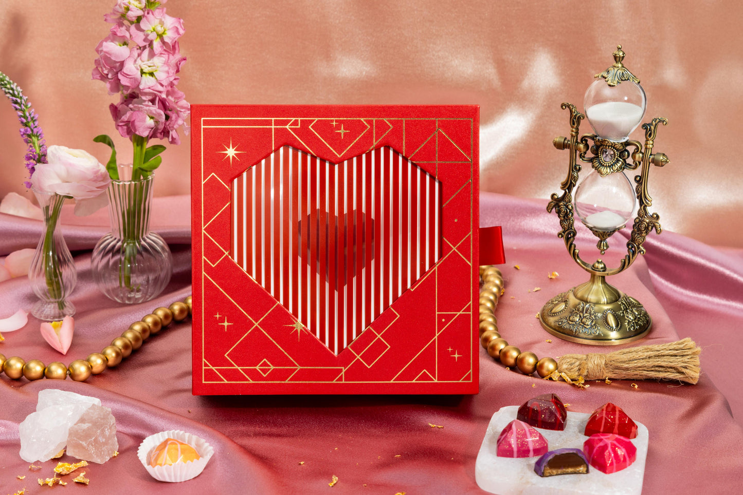 Beating Heart Gift Box, 12 piece box