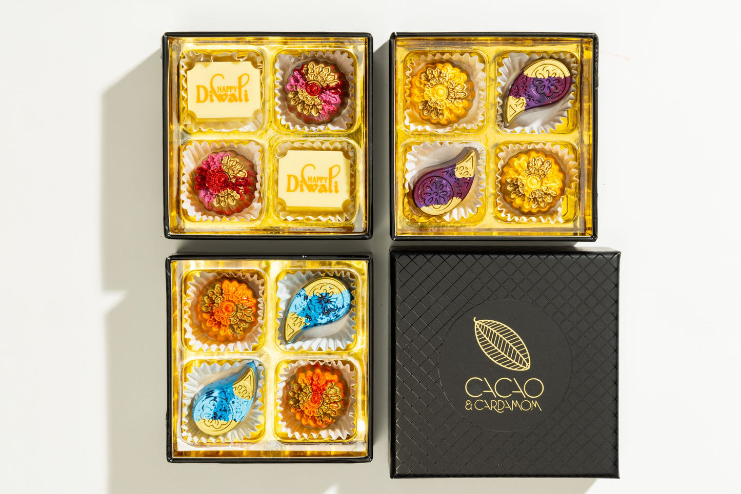 12 Piece Diwali Gourmet Chocolate Gift Box