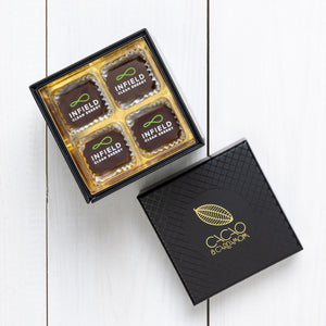 Unique corporate gifts with logo chocolates