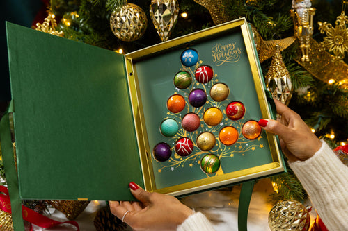 Holiday Chocolate Gourmet Gift Box, 16 piece box