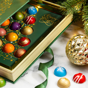 Holiday Chocolate Gourmet Gift Box, 16 piece box