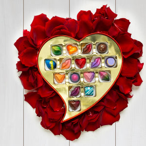 Exquisite Heart Chocolates