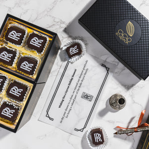 Custom Chocolate with custom logo on chocolate 
