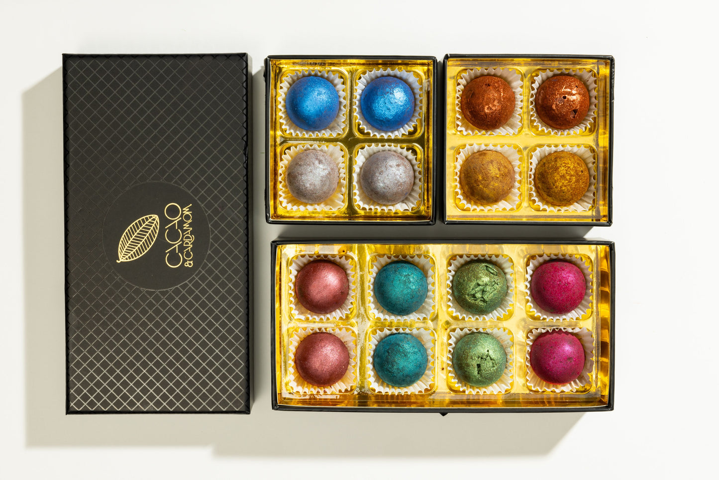 16 piece vegan truffle collection top