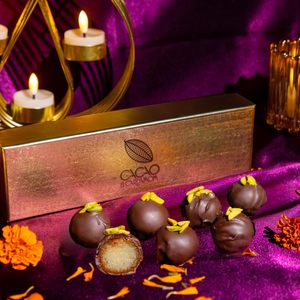 Chocolate Covered Gulab Jamun, 5 piece