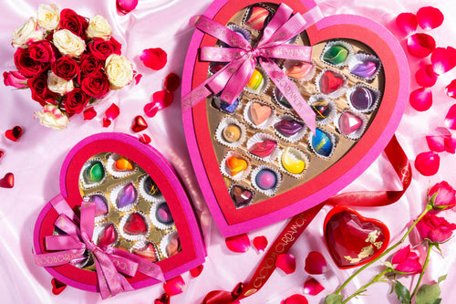 Heart-Shaped Chocolate Set