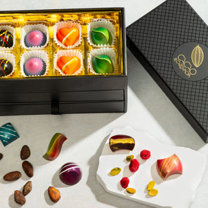 24 piece Dark Chocolate jewellery box