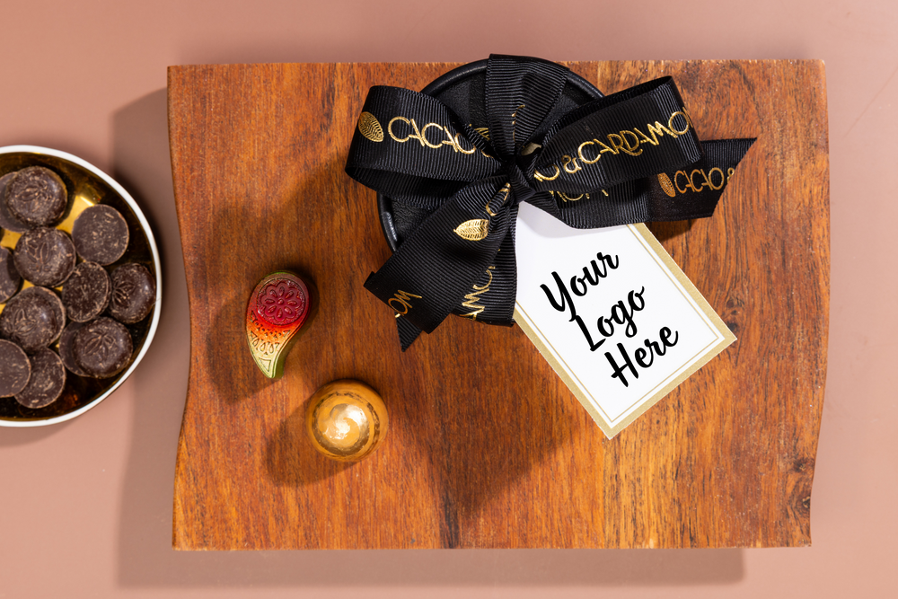 Custom Chocolate Box Tag, Corporate Gift, Party Favor, Chocolate Gift