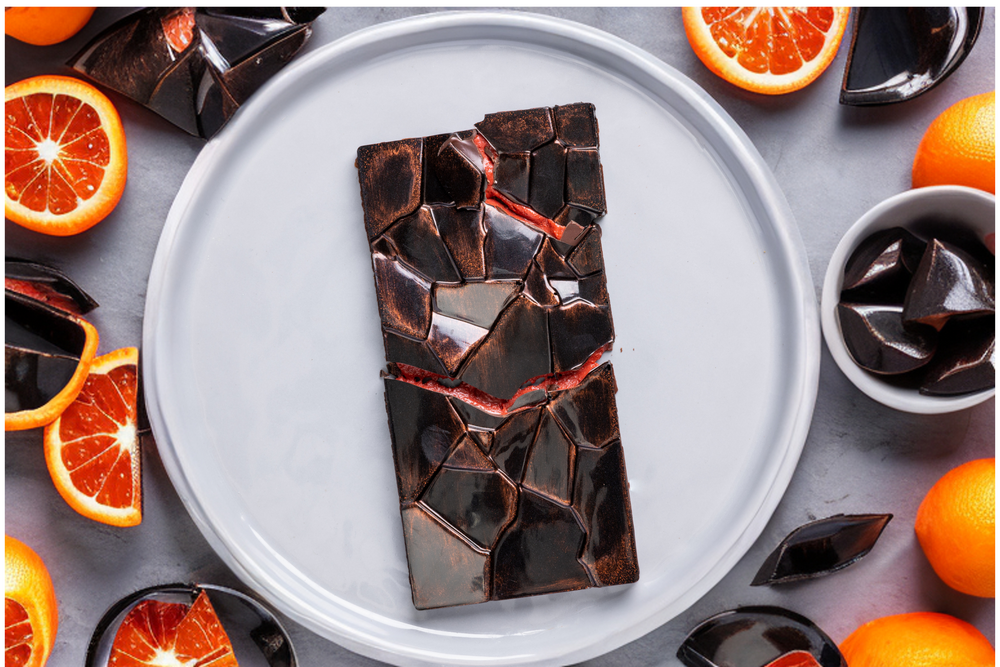 Blood Orange Caramel Bar