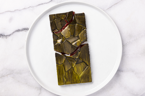 Strawberry-Serrano Chocolate Bar