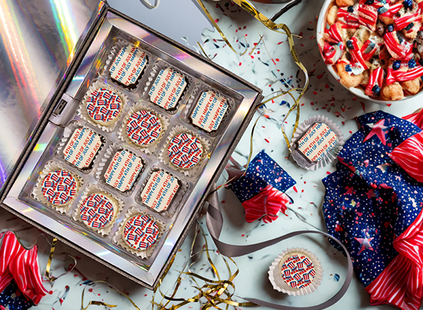 Dazzling 12 piece box for July 4th