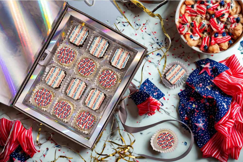 4th of July Patriotic Chocolate Collection Box