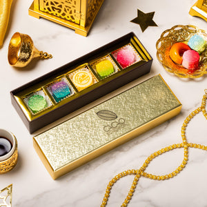5 Piece Eid Mubarak Chocolate Gift Box