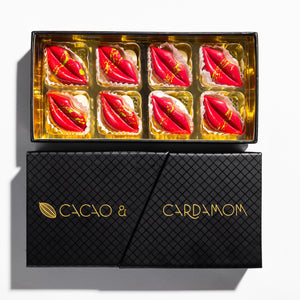 8 Piece Dubai Knafeh Kisses Artisan chocolates 