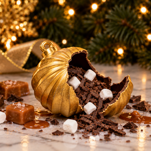 Salted Caramel Hot Chocolate Bomb
