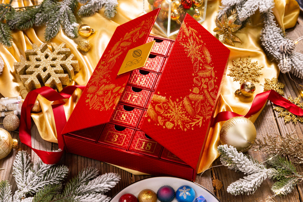 Christmas-Themed Advent Chocolates