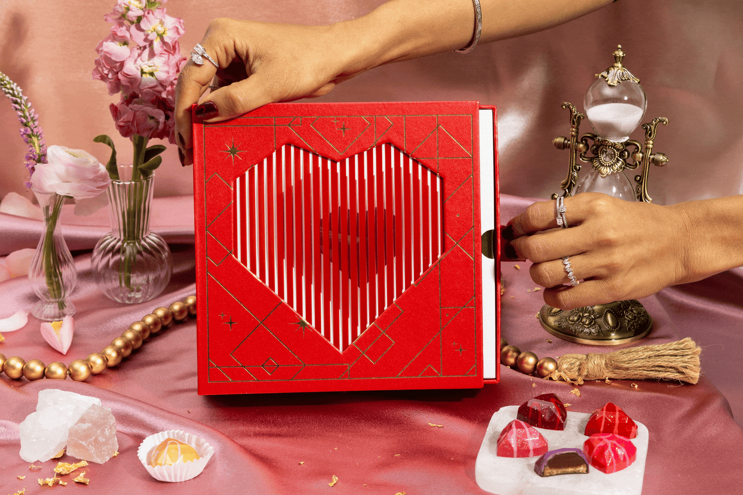 Beating Heart Gift Box– Valentine's Artisan Gourmet Chocolate Box