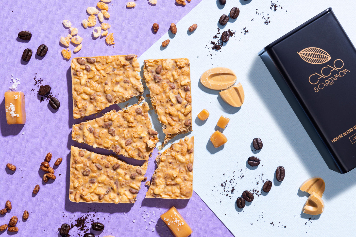 Coffee Dulcey Crunch Artisnal Bar