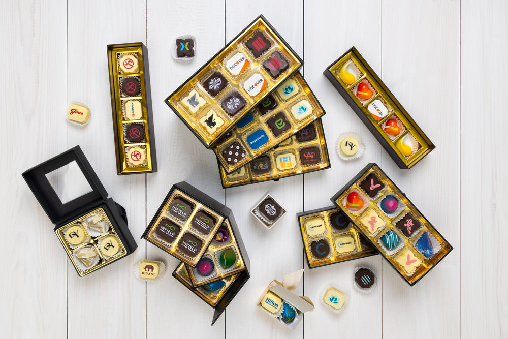 16 Piece Box Corporate Gift, Party Favor, Custom Chocolate