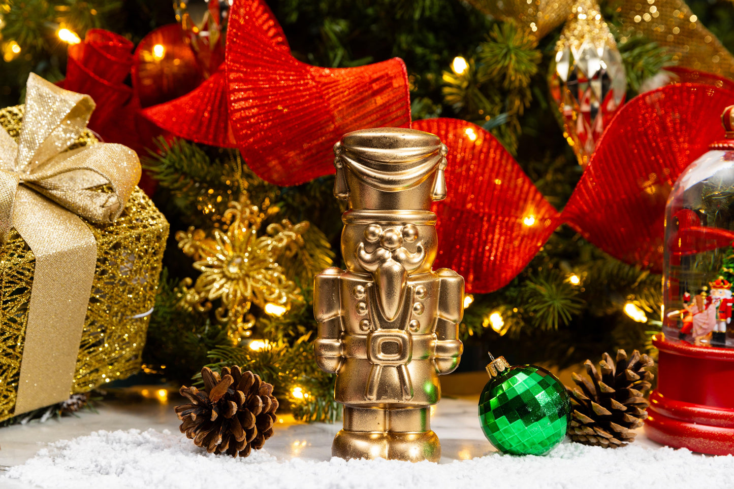 Dark Chocolate Gourmet Nutcracker handcrafted with premium dark chocolate for festive Christmas gifting by Cacao & Cardamom.