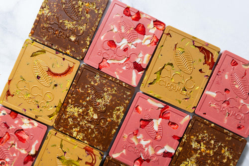 Assorted chocolate bars for Diwali with unique flavors  