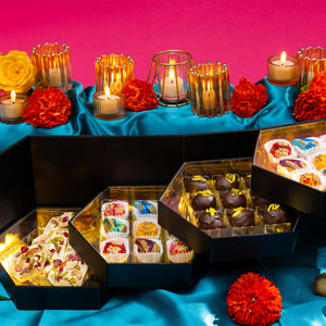 Assorted Chocolate Mithai Platter Box