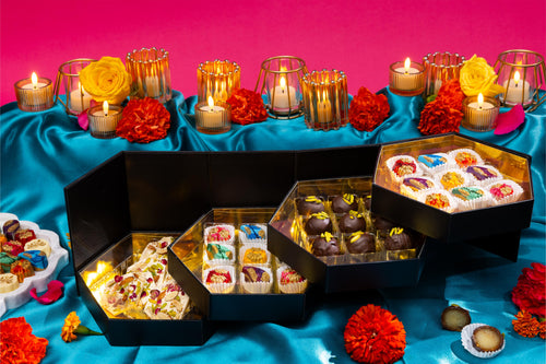 Assorted Chocolate Mithai Platter Box