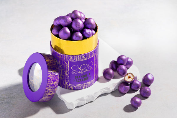 Hazelnut Gianduja Dragees – Luxury Chocolate-Covered Hazelnuts