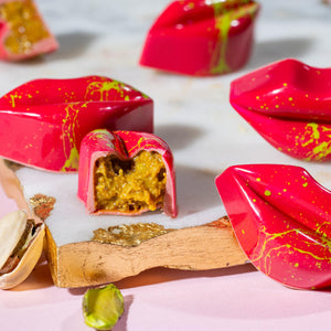 Knafe Kisses a Lip shaped Artisan Chocolate 